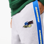 Lacoste מכנסי טרנינג להקה ממותגים DZ4D0D1027 chine אפור cca גברים - Image 4