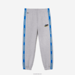 Lacoste מכנסי טרנינג להקה ממותגים DZ4D0D1027 chine אפור cca גברים - Image 5