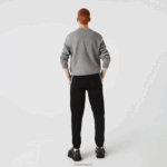 Lacoste מכנסי טרנינג להקות מודפסות DZ4D0D1459 שחור 031 גברים - Image 3
