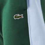 Lacoste מכנסי טרנינג להקות ניגודיות DZ4D0D1058 ירוק כחול dqa גברים - Image 4