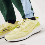 Lacoste מכנסי טרנינג להקות ניגודיות DZ4D0D1058 ירוק כחול dqa גברים - Image 7