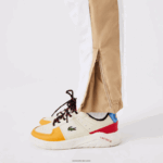 Lacoste מכנסי טרנינג להקת קונטרסט DZ4D0D3224 לבן בז' wn5 ילדים - Image 9