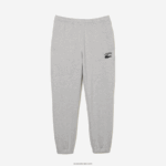 Lacoste מכנסי טרנינג מחודדים DZ4D0D552 chine אפור cca גברים