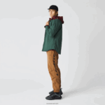 Lacoste מכנסי טרנינג מיתוג במידות גדולות בניגוד DZ4D0D1002 חום z0w גברים