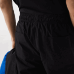 Lacoste מכנסי טרנינג מיתוג במידות גדולות בניגוד DZ4D0D1003 שחור 031 גברים - Image 3