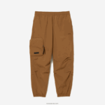 Lacoste מכנסי טרנינג מיתוג במידות גדולות בניגוד DZ4D0D1002 חום z0w גברים - Image 4