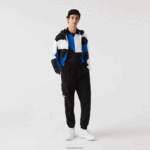 Lacoste מכנסי טרנינג מיתוג במידות גדולות בניגוד DZ4D0D1003 שחור 031 גברים - Image 8