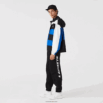 Lacoste מכנסי טרנינג מיתוג במידות גדולות בניגוד DZ4D0D1003 שחור 031 גברים