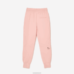 Lacoste מכנסי טרנינג מכותנה DZ4D0D2403 ורוד kf9 נשים - Image 5