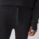 Lacoste מכנסי טרנינג מכותנה DZ4D0D2404 שחור 031 נשים - Image 4