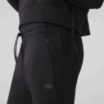 Lacoste מכנסי טרנינג מכותנה DZ4D0D2404 שחור 031 נשים - Image 9