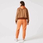 Lacoste מכנסי טרנינג מכותנה DZ4D0D2405 כתום wwc נשים - Image 8