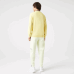 Lacoste מכנסי טרנינג ממותגים בגזרה דקיקה DZ4D0D974 צהוב 6gd גברים - Image 3