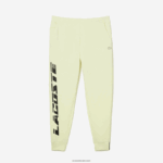 Lacoste מכנסי טרנינג ממותגים בגזרה דקיקה DZ4D0D974 צהוב 6gd גברים - Image 5