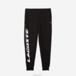 Lacoste מכנסי טרנינג ממותגים בגזרה דקיקה DZ4D0D973 שחור 031 גברים - Image 5