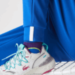 Lacoste מכנסי טרנינג ממותגים בגזרה דקיקה DZ4D0D975 כחול k1q גברים - Image 7