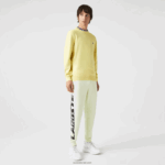 Lacoste מכנסי טרנינג ממותגים בגזרה דקיקה DZ4D0D974 צהוב 6gd גברים