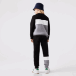 Lacoste מכנסי טרנינג ממותגים DZ4D0D3214 שחור לבן אפור chine nua ילדים - Image 3