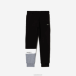 Lacoste מכנסי טרנינג ממותגים DZ4D0D3214 שחור לבן אפור chine nua ילדים - Image 5