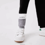 Lacoste מכנסי טרנינג ממותגים DZ4D0D3214 שחור לבן אפור chine nua ילדים - Image 8