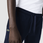 Lacoste מכנסי טרנינג ספורט טניס DZ4D0D1151 כחול כהה 166 גברים - Image 4