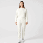 Lacoste מכנסי טרנינג עם הדפס ימי DZ4D0D2554 לבן 70V נשים - Image 11