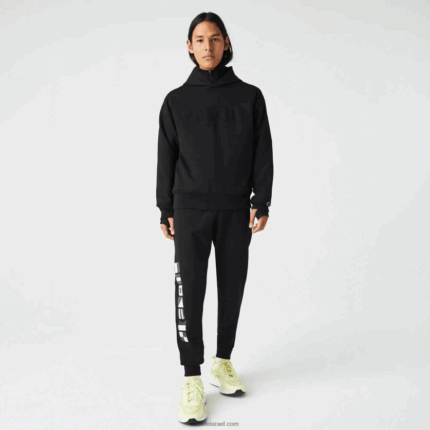 Lacoste מכנסי טרנינג עם הדפס רפלקטיבי DZ4D0D1043 שחור 031 גברים