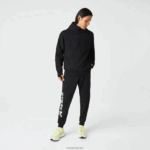 Lacoste מכנסי טרנינג עם הדפס רפלקטיבי DZ4D0D1043 שחור 031 גברים - Image 6