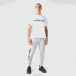 Lacoste מכנסי טרנינג עם הדפס רפלקטיבי DZ4D0D1044 chine אפור cca גברים