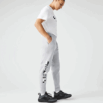 Lacoste מכנסי טרנינג עם הדפס רפלקטיבי DZ4D0D1044 chine אפור cca גברים - Image 8