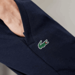 Lacoste מכנסי טרנינג עם לוחות רשת DZ4D0D1021 כחול כהה 423 גברים - Image 5