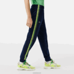 Lacoste מכנסי טרנינג עמידים בפני שחיקה DZ4D0D305 כחול כהה 166 גברים - Image 2