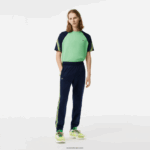Lacoste מכנסי טרנינג עמידים בפני שחיקה DZ4D0D305 כחול כהה 166 גברים