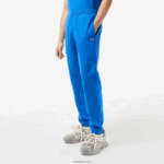 Lacoste מכנסי טרנינג פליסה בגזרה מחודדת DZ4D0D357 כחול kxb גברים - Image 2