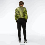 Lacoste מכנסי טרנינג פליסה בגזרה מחודדת DZ4D0D347 שחור 031 גברים - Image 3