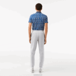Lacoste מכנסי טרנינג פליסה בגזרה מחודדת DZ4D0D1061 chine אפור cca גברים - Image 3