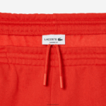 Lacoste מכנסי טרנינג פליסה בגזרה מחודדת DZ4D0D374 כתום 02k גברים - Image 5