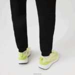 Lacoste מכנסי טרנינג פליסה בגזרה מחודדת DZ4D0D347 שחור 031 גברים - Image 6