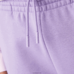 Lacoste מכנסי טרנינג פליסה בגזרה מחודדת DZ4D0D995 gfu סגול גברים - Image 7