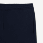 Lacoste מכנסי טרנינג פליסה לא מוברש DZ4D0D309 כחול כהה 166 גברים - Image 5