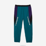 Lacoste מכנסי טרנינג קולור בלוק בהתאמה רגילה DZ4D0D1111 ירוק סגול שחור n10 גברים - Image 5