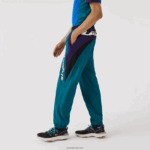 Lacoste מכנסי טרנינג קולור בלוק בהתאמה רגילה DZ4D0D1111 ירוק סגול שחור n10 גברים - Image 6