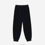 Lacoste מכנסי טרנינג קולורבלוק תג DZ4D0D2552 כחול כהה שחור r8p נשים - Image 5