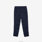 Lacoste מכנסי טרנינג קל משקל עם צינורות DZ4D0D3211 כחול כהה לבן 525 בנים - Image 3