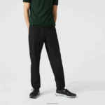 Lacoste מכנסי טרנינג קלים DZ4D0D1131 שחור 031 גברים - Image 6
