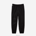 Lacoste מכנסי טרנינג של להקות קולורבלוק ספורט DZ4D0D1129 שחור כחול לבן שחור aru גברים - Image 5