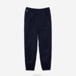Lacoste מכנסי טרנינג של להקות קולורבלוק ספורט DZ4D0D1128 ירוק נייבי כחול לבן m7z גברים - Image 5