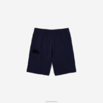 Lacoste מכנסי טרקלין מבד צמר כותנה קרוקודיל קטיפה DZ4D0D1481 כחול כהה 423 גברים - Image 4