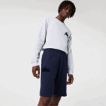 Lacoste מכנסי טרקלין מבד צמר כותנה קרוקודיל קטיפה DZ4D0D1481 כחול כהה 423 גברים