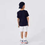 Lacoste מכנסי יהלומים קצרים DZ4D0D3074 לבן 001 ילדים - Image 2